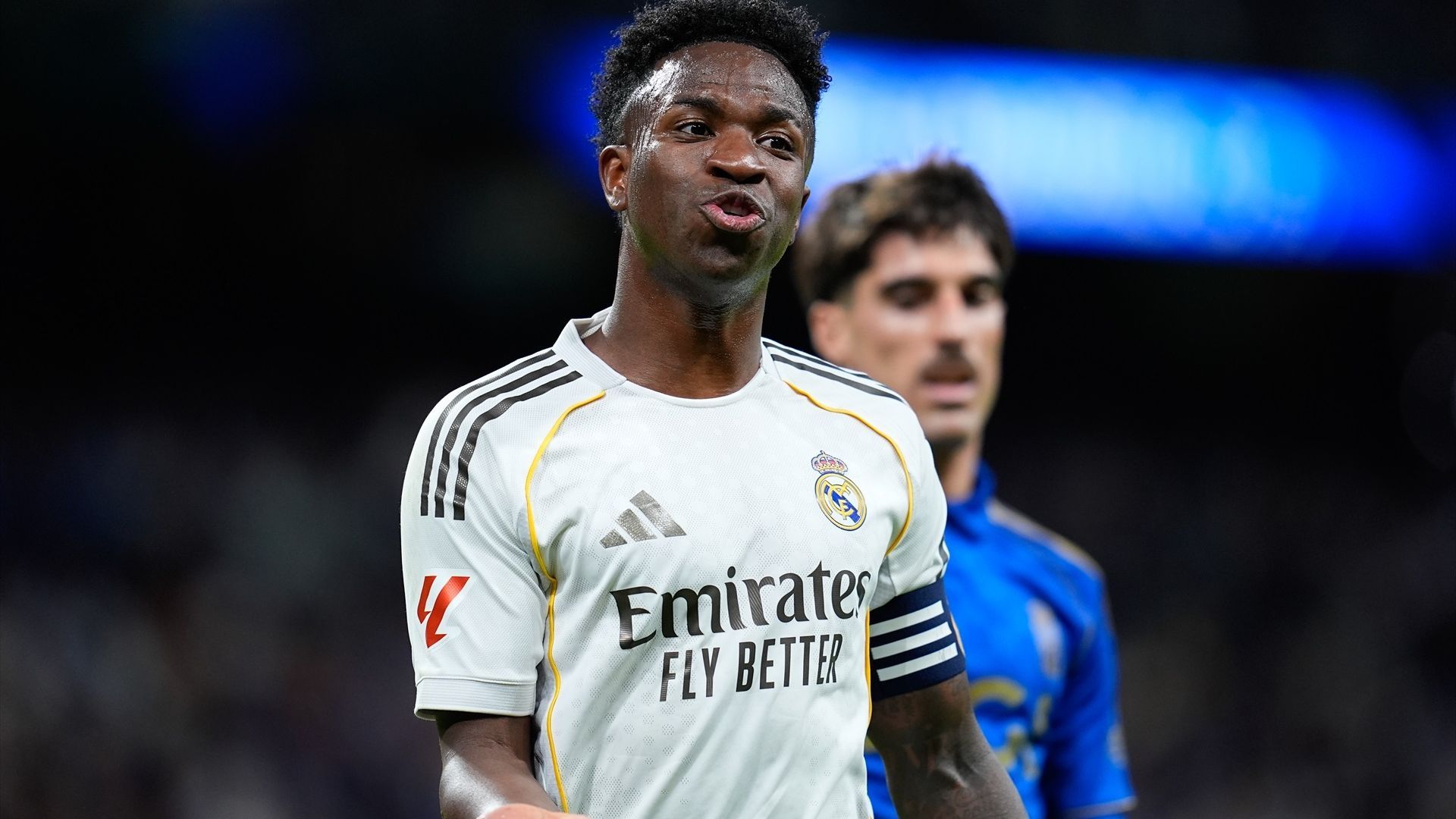Vinicius, en el partido contra el Real Oviedo Vinicius, en el partido contra el Real Oviedo