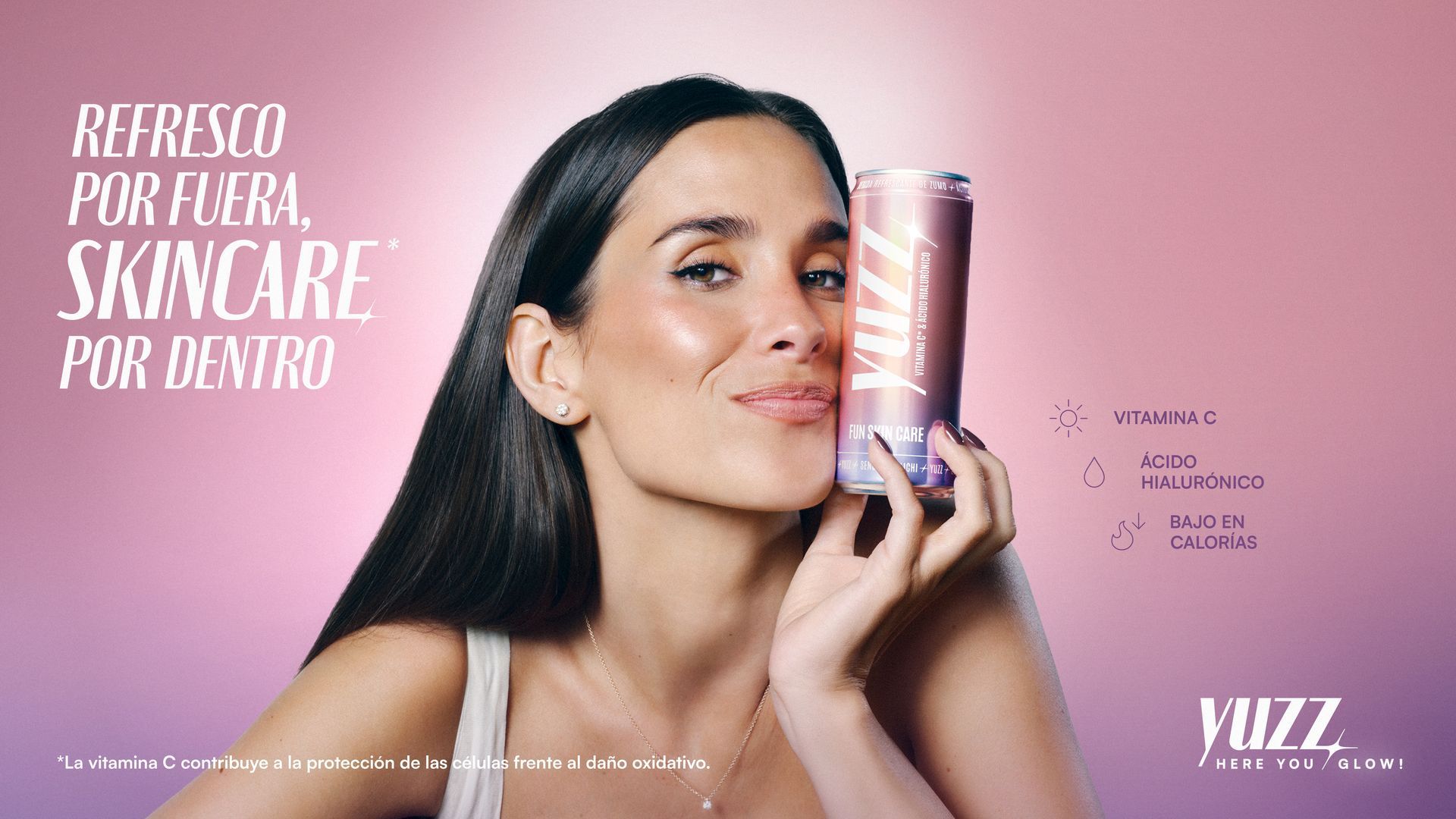 Yuzz, el nuevo refresco de María Pombo