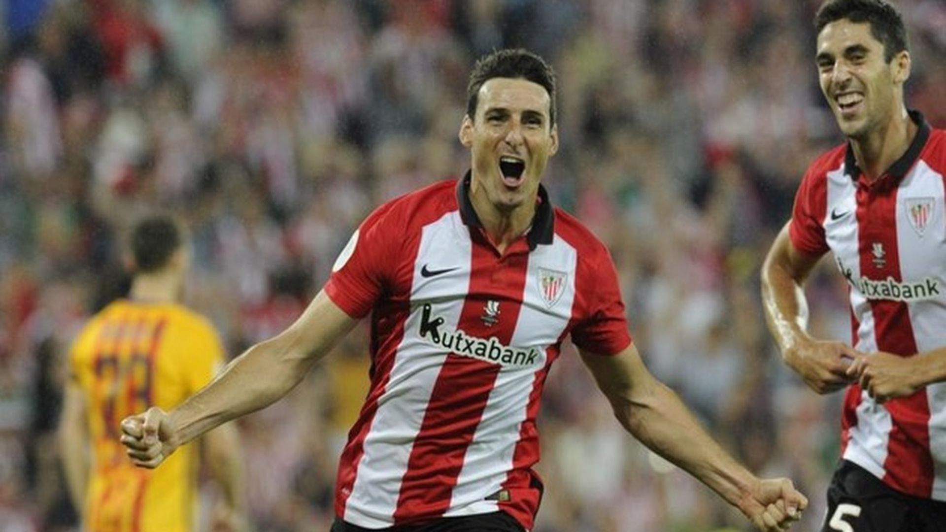Gol de Aritz Aduriz en una Supercopa