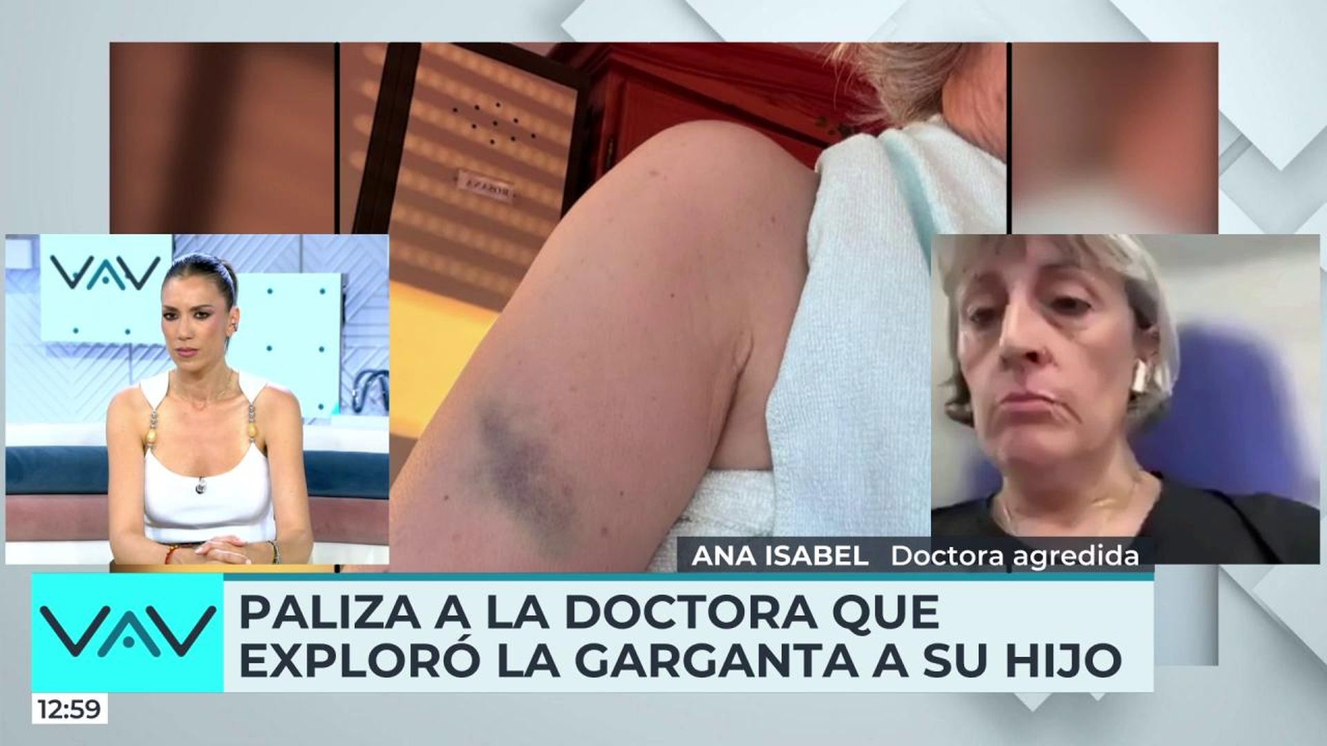 Ana Isabel, doctora agredida por los padres de un paciente menor