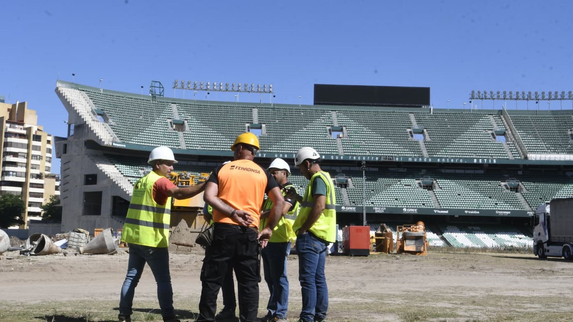 Así van las obras del Benito Villamarín