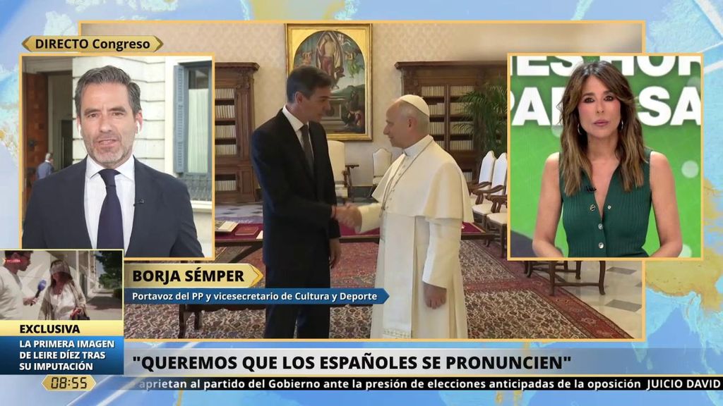 Borja Sémper, portavoz del PP, sobre Sánchez: "Es imposible creer que no supiera nada"