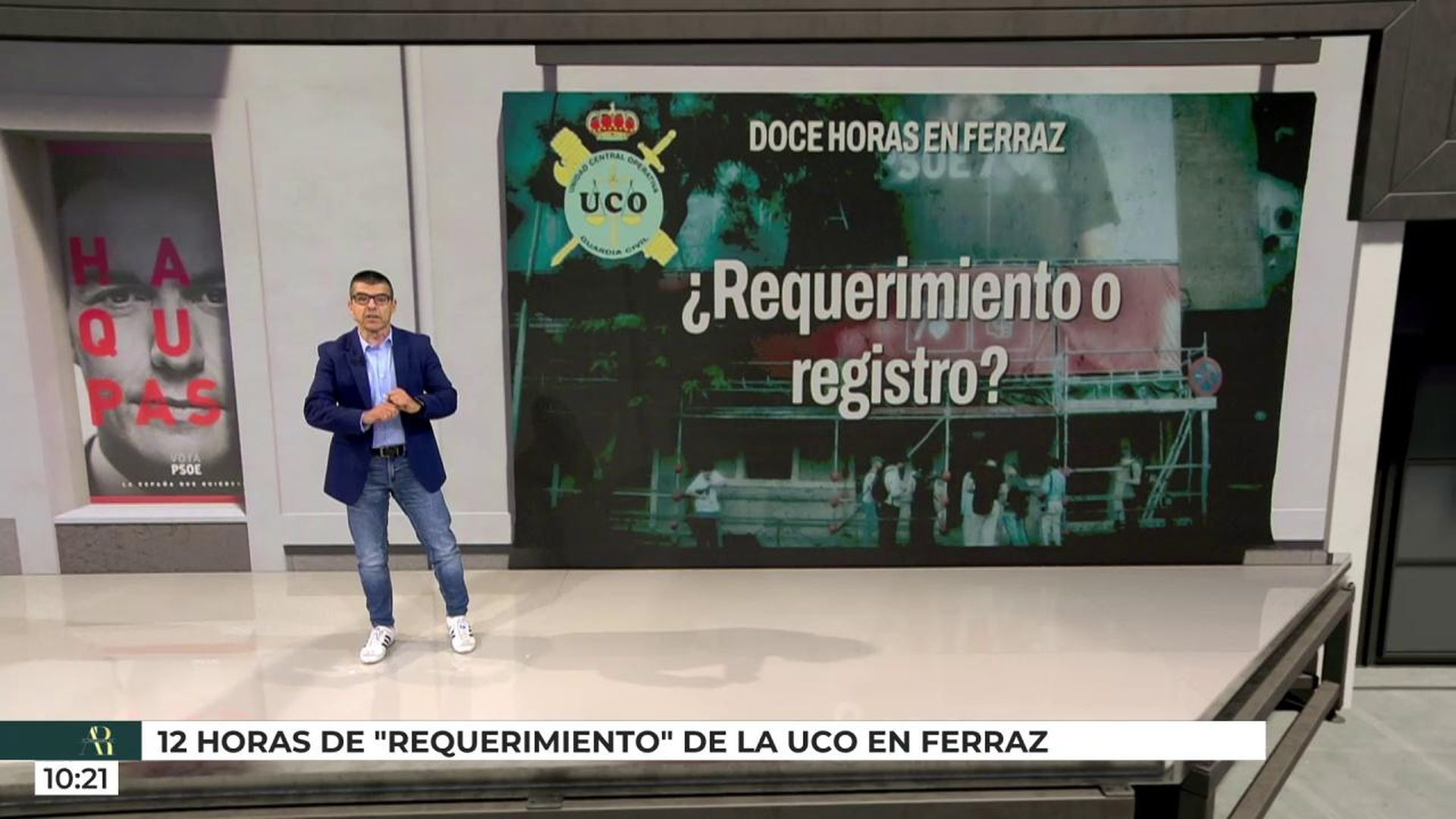 Cómo fue el requerimiento de la UCO en Ferraz
