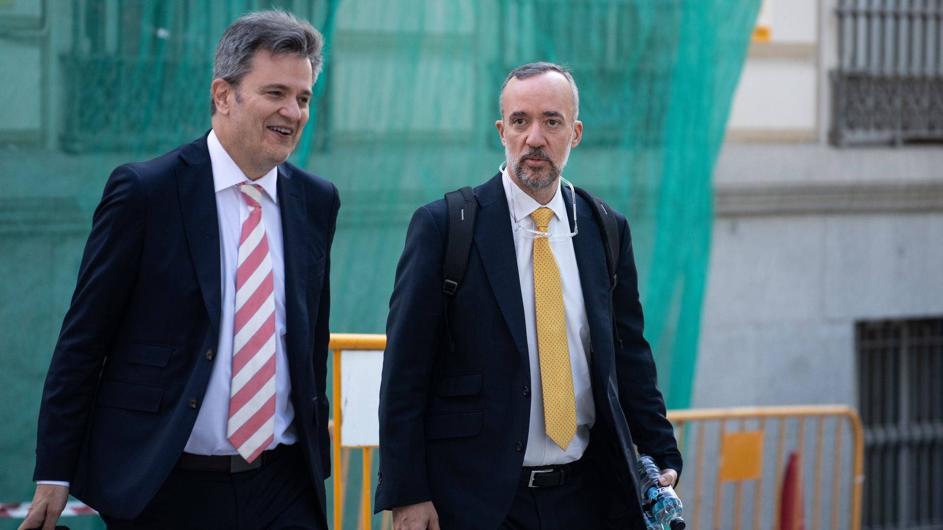 El exsecretario de Estado de Seguridad Francisco Martínez (d) a su llegada a la Audiencia Nacional en Madrid El exsecretario de Estado de Seguridad Francisco Martínez (d) a su llegada a la Audiencia Nacional en Madrid