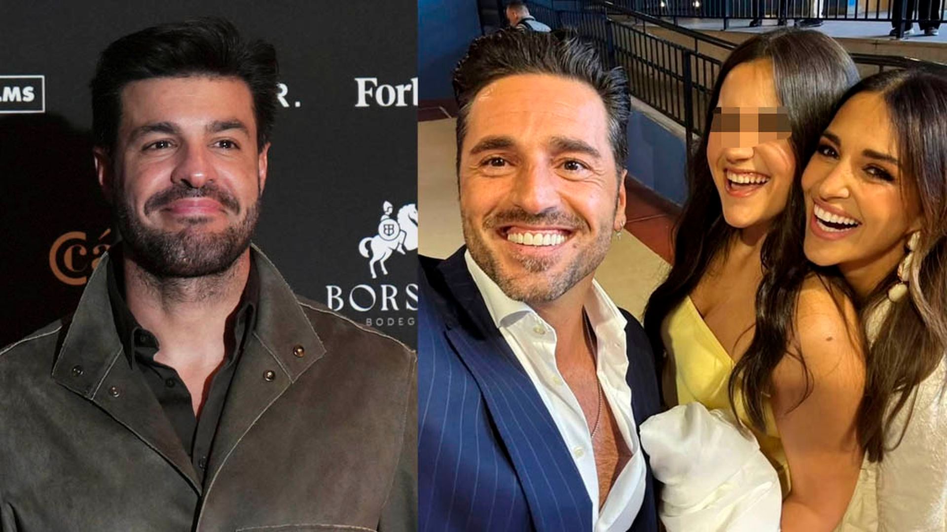 Miguel Torres, David Bustamante, Paula Echevarría y su hija Daniella