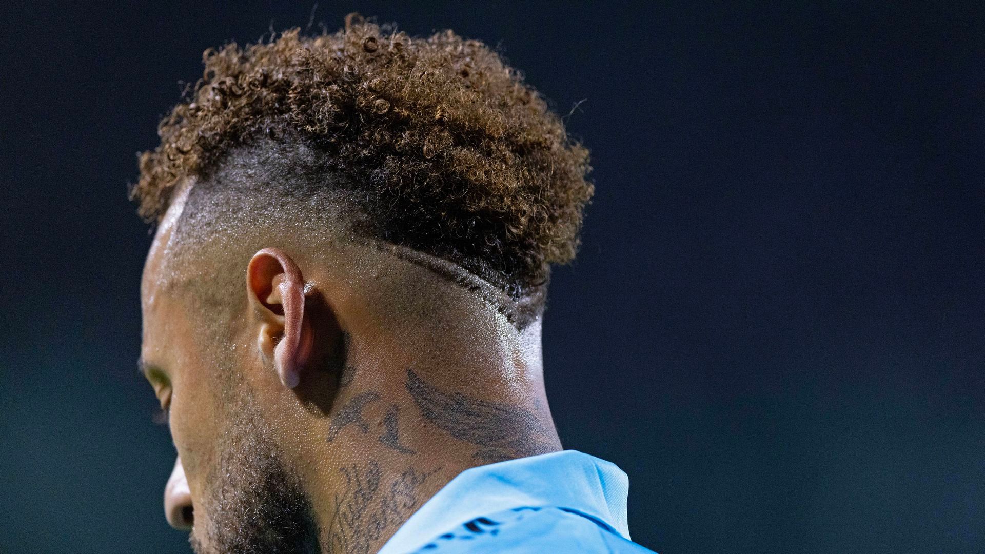 Neymar, durante un partido.