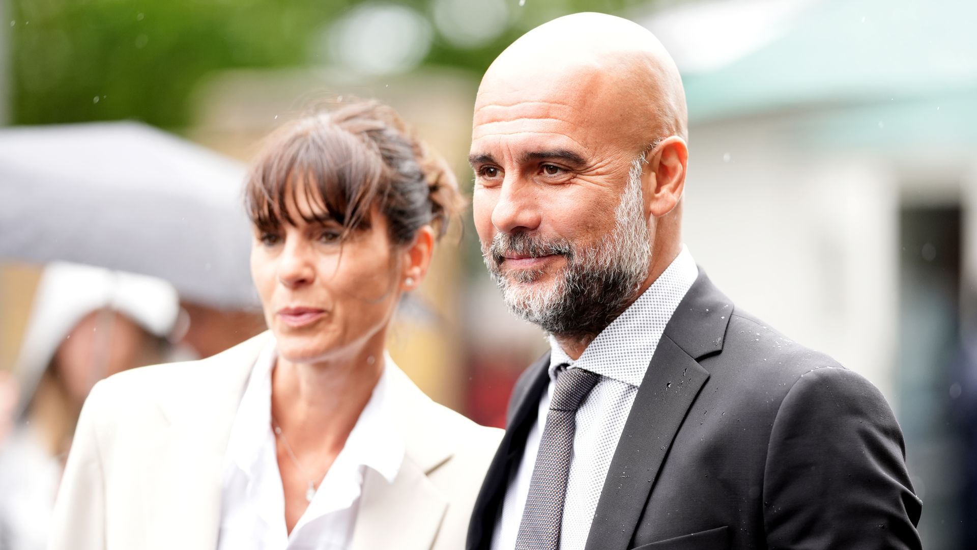 Pep Guardiola y Cristina Serra