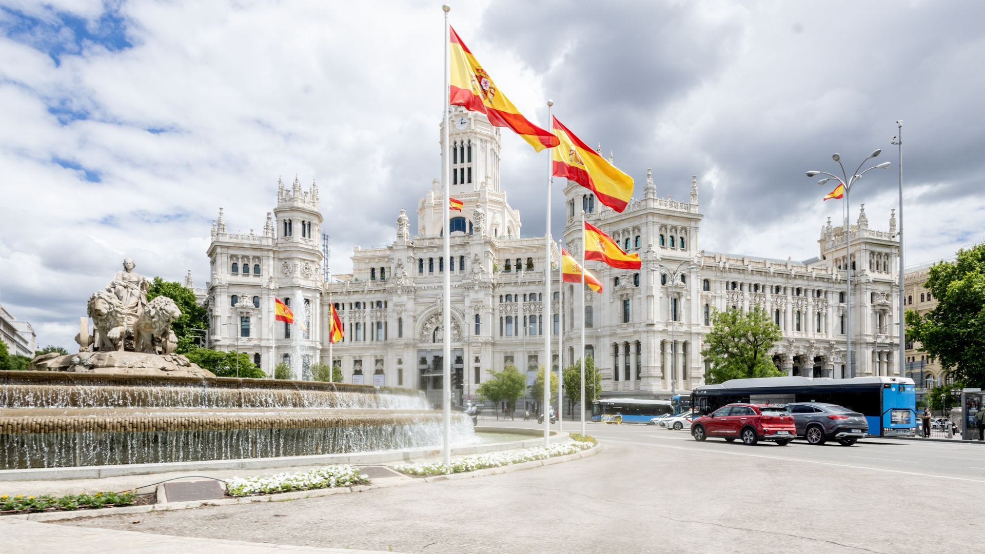 Plaza de la Cibeles en Madrid Plaza de la Cibeles en Madrid