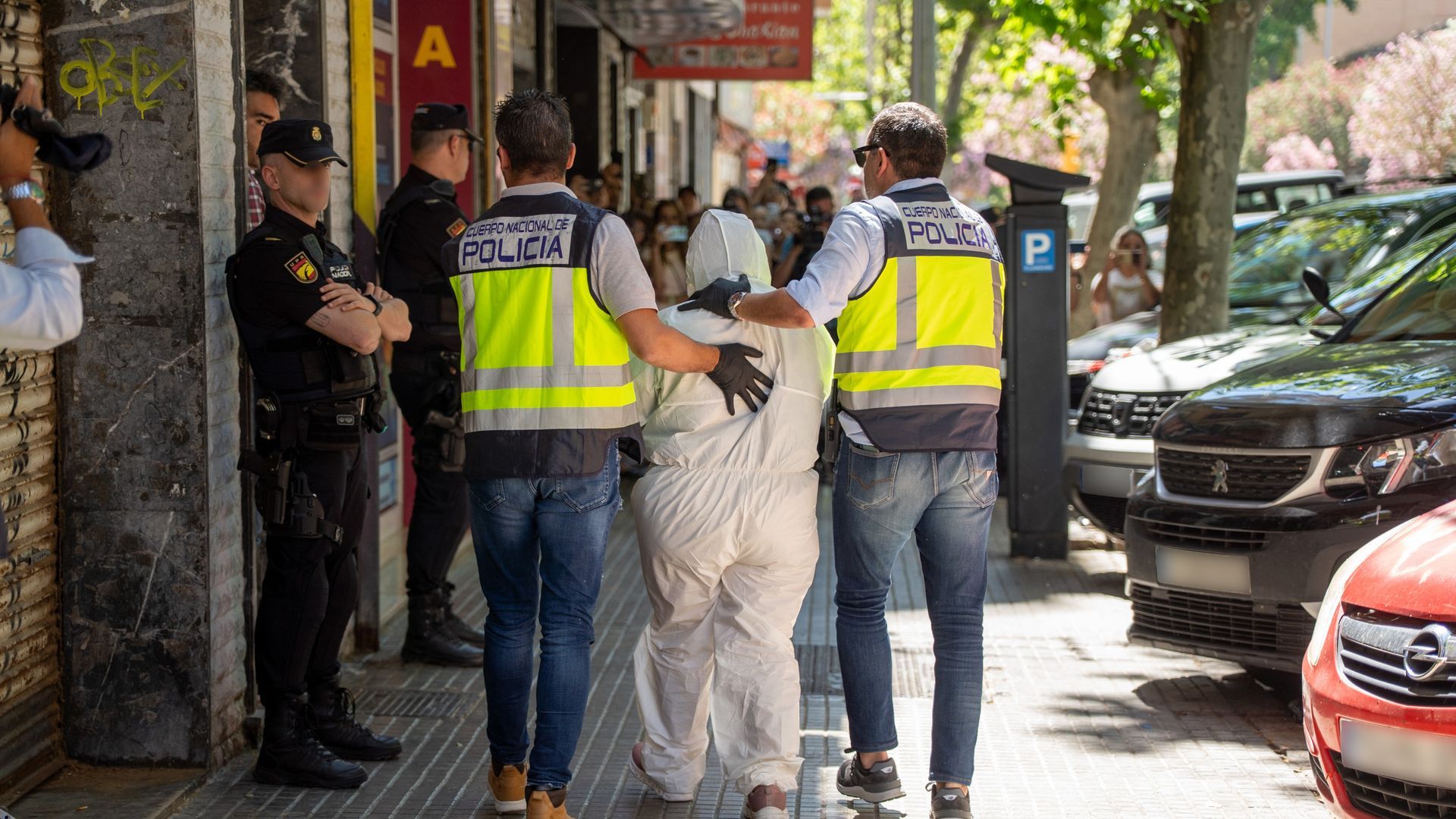 Reconstrucción de los hechos con la presencia de la acusada, a 26 de mayo de 2026, en Palma de Mallorca, Mallorca