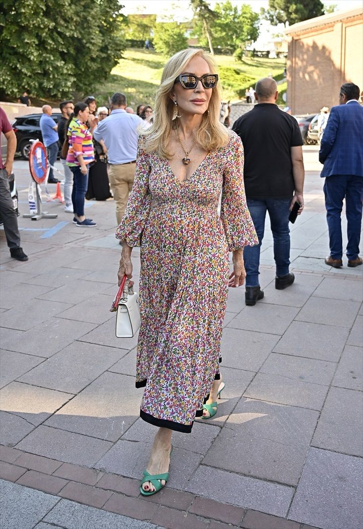 Carmen Lomana, en la Corrida de la Prensa de la Feria de San Isidro