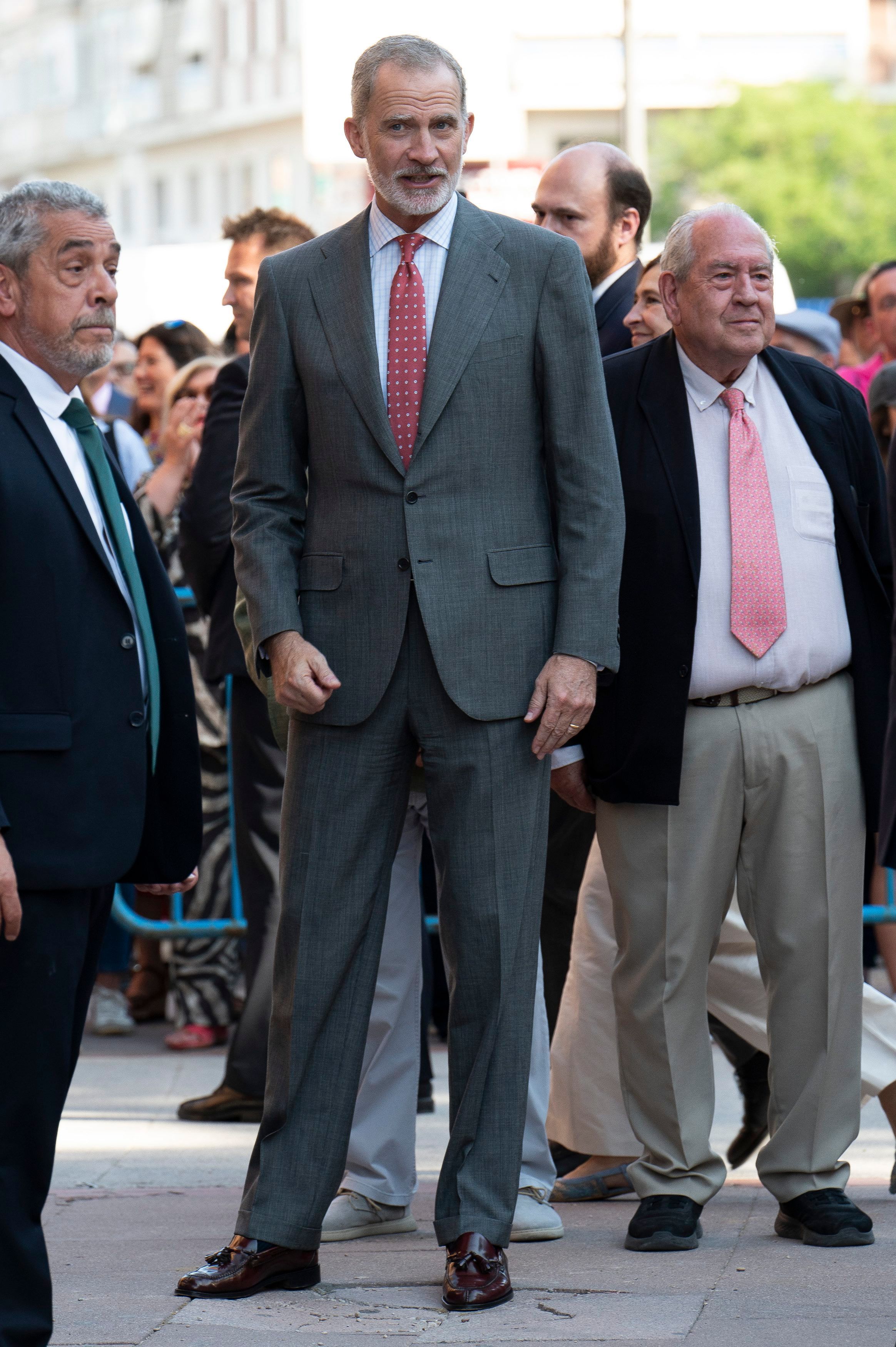 El rey Felipe VI, en la Corrida de la Prensa de la Feria de San Isidro
