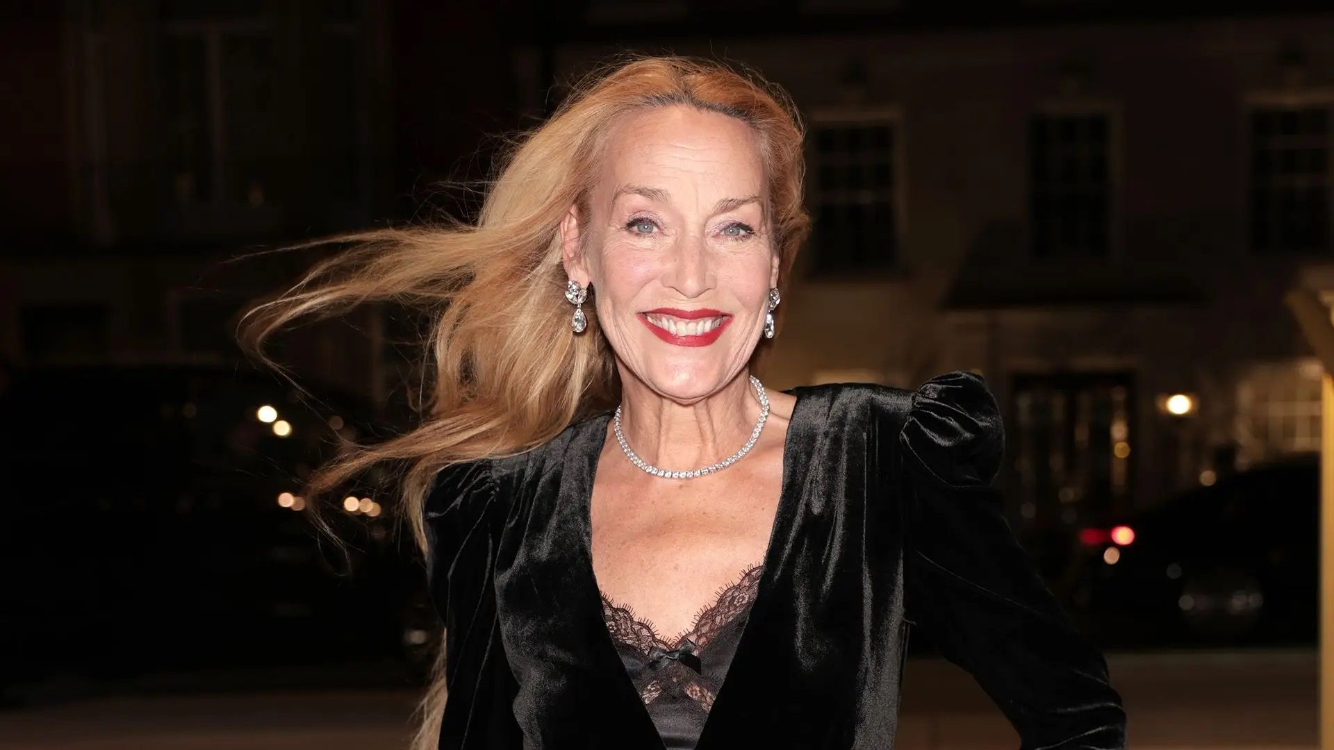Jerry Hall en una foto reciente Jerry Hall en una foto reciente