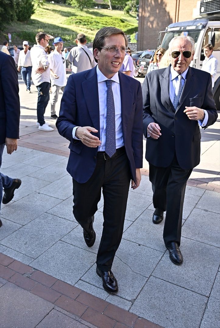 José Luis Martínez Almeida, en la Corrida de la Prensa de la Feria de San Isidro