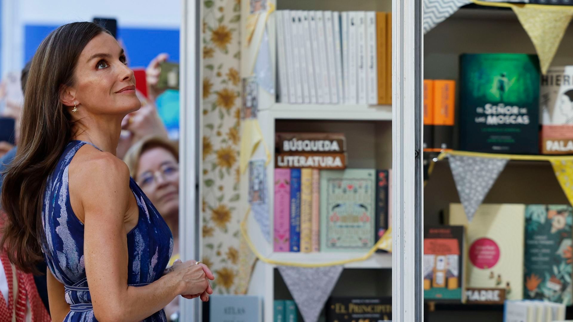 La reina Letizia en la Feria del Libro este 29 de mayo