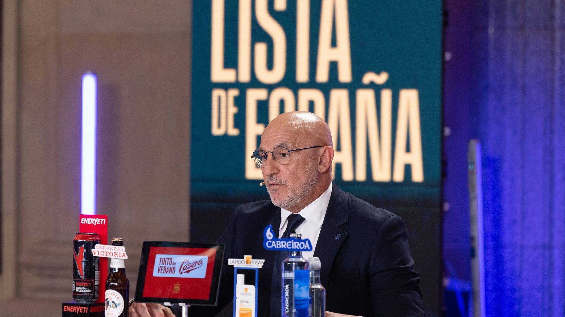 Luis de la Fuente anunciando la convocatoria de España para el Mundial