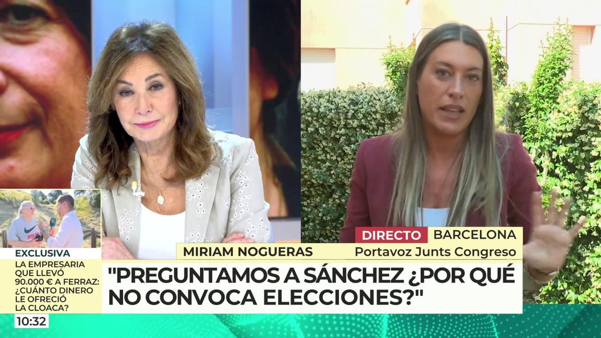 Miriam Nogueras, portavoz de Junts en el Congreso de los Diputados