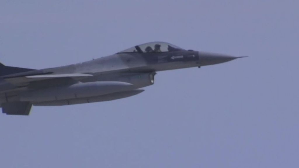 Rumanía intentó interceptar el dron ruso con aviones F-16