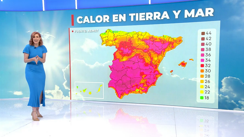 Calor en tierra y en mar: siguen las noches tropicales mientras las temperaturas suben hasta los 40ºC en zonas como el Guadalquivir