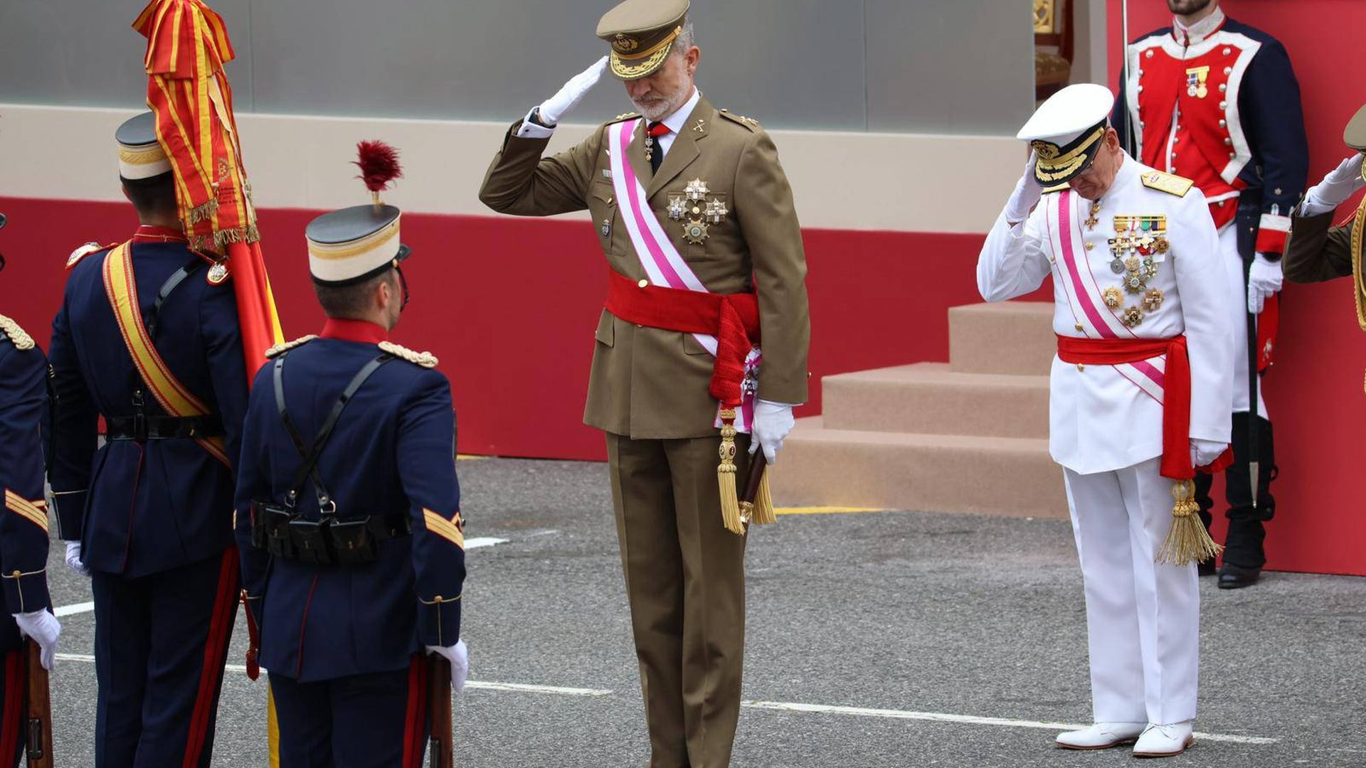 El rey Felipe VI, en un momento del acto