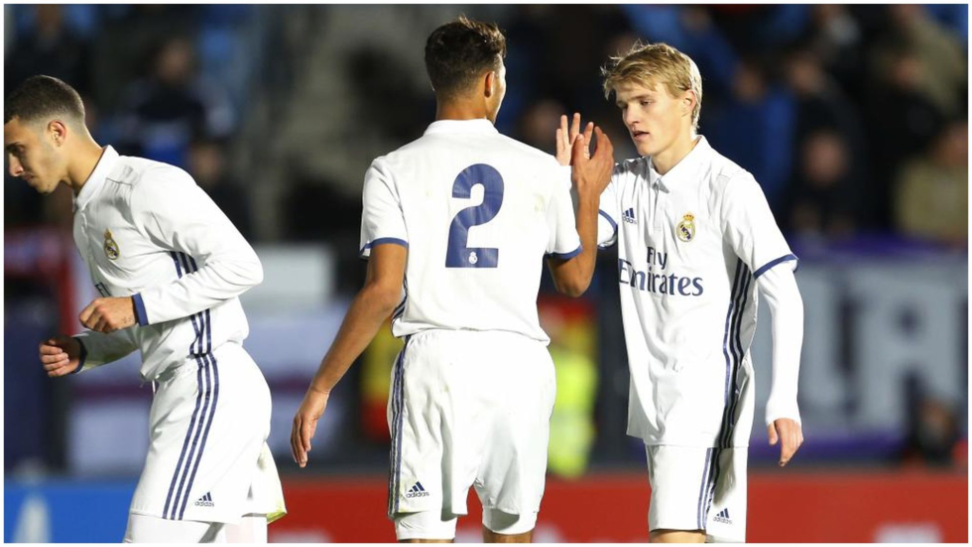 Hakimi y Odegaard, en el Real Madrid Castilla