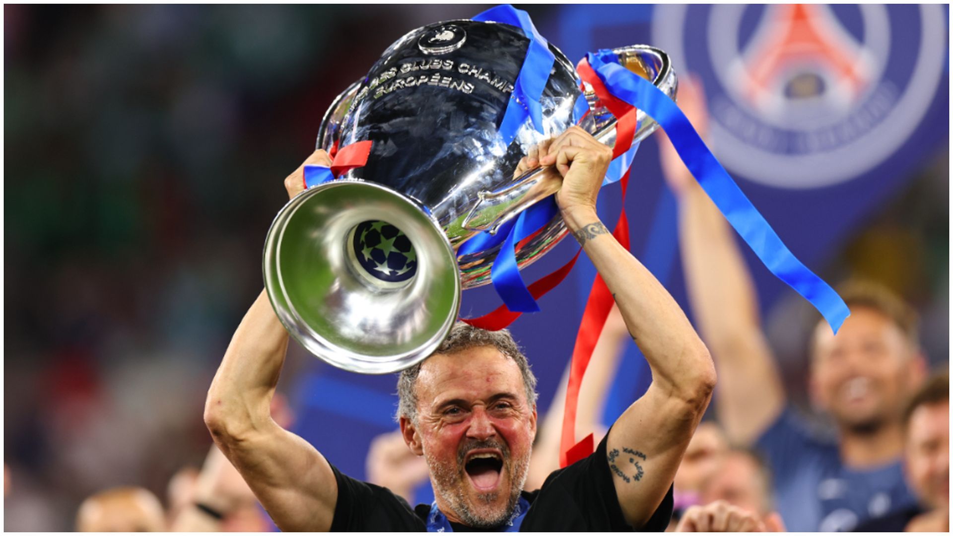 Luis Enrique, con su segunda Champions consecutiva con el PSG