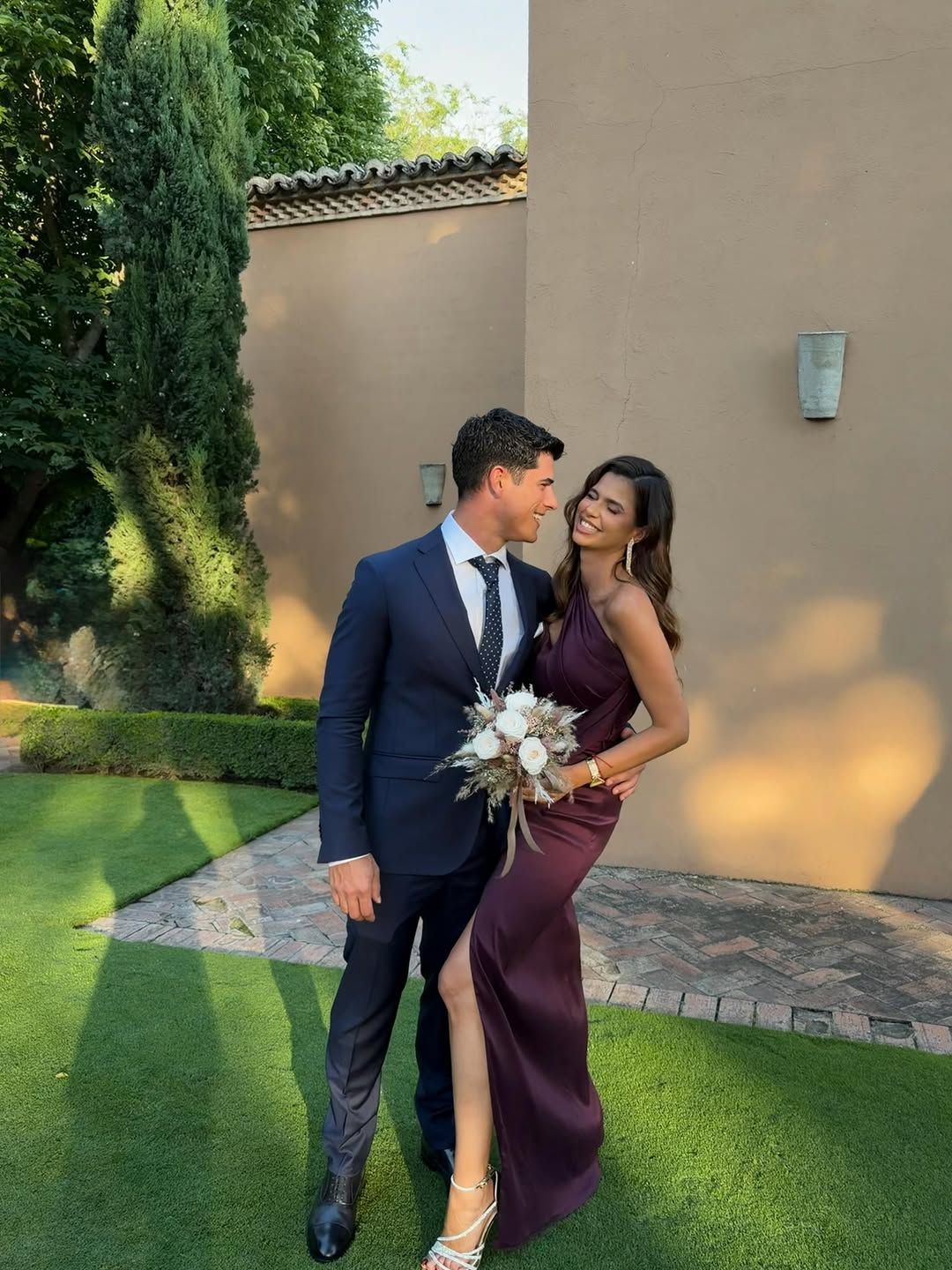 Marina Ruiz, en la boda de Fani Carbajo y Fran Benito