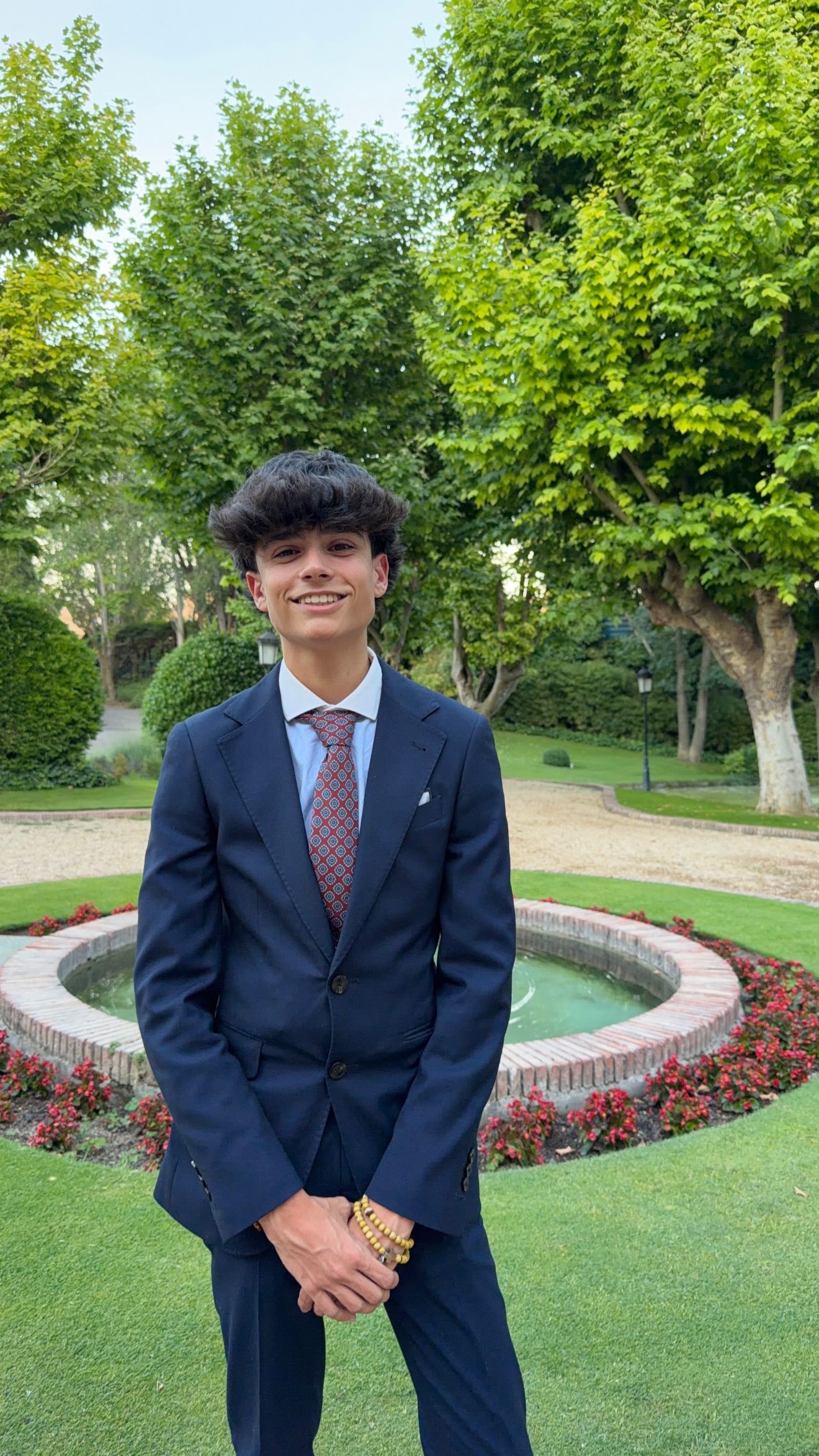 Mateo Muela, en la boda de Fani Carbajo y Fran Benito