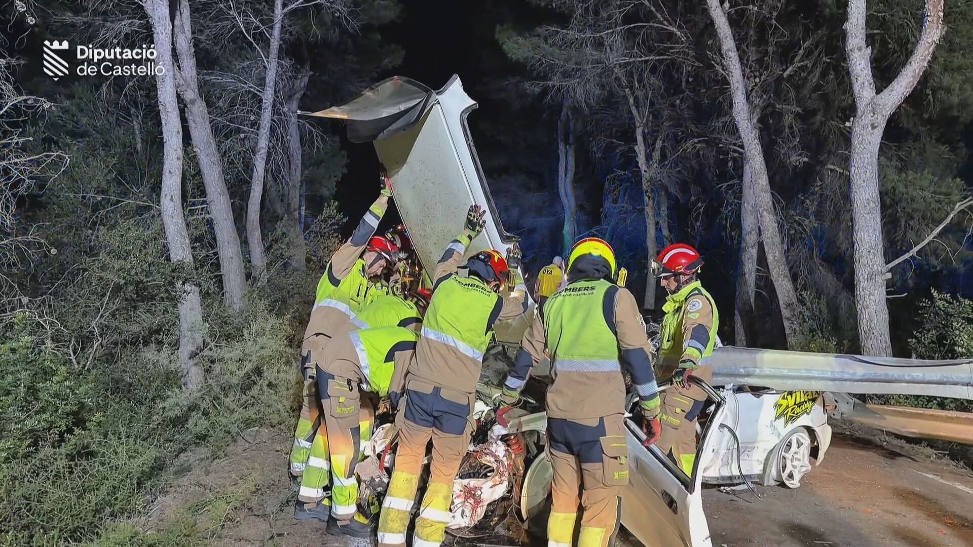 Muere un copiloto en el Rallye de la Cerámica en Castellón: su hermano, el piloto, está herido muy grave