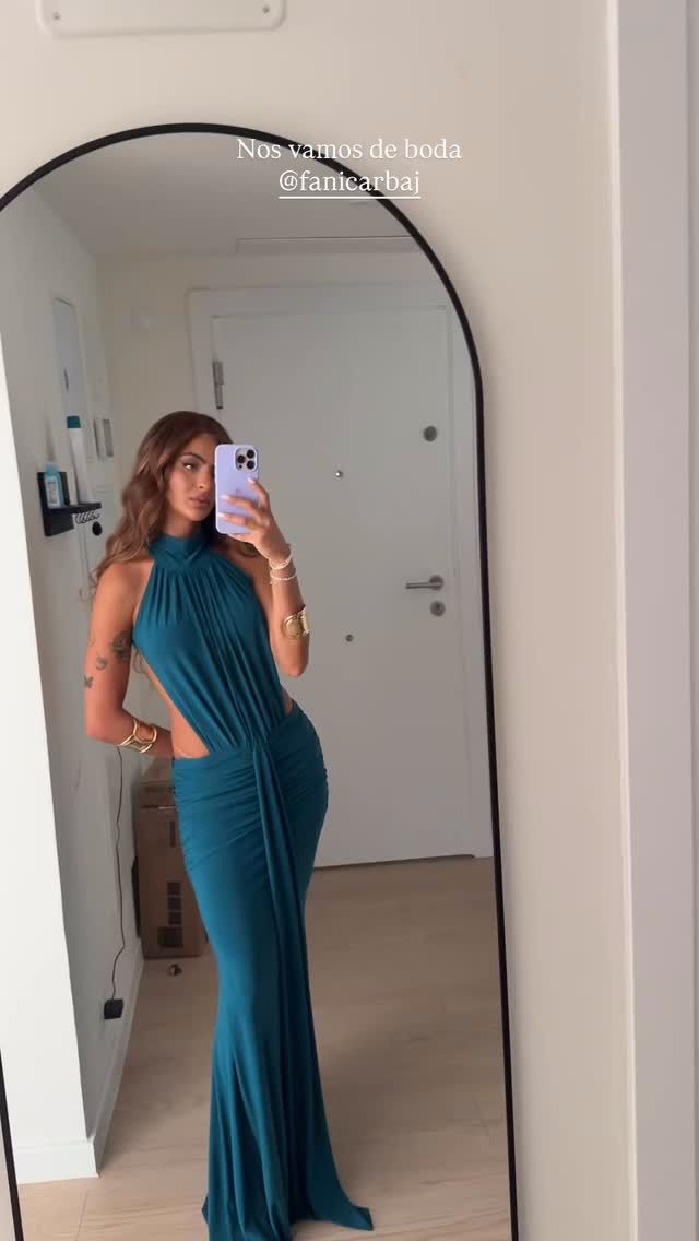 Sthefany Pérez, en la boda de Fani Carbajo y Fran Benito