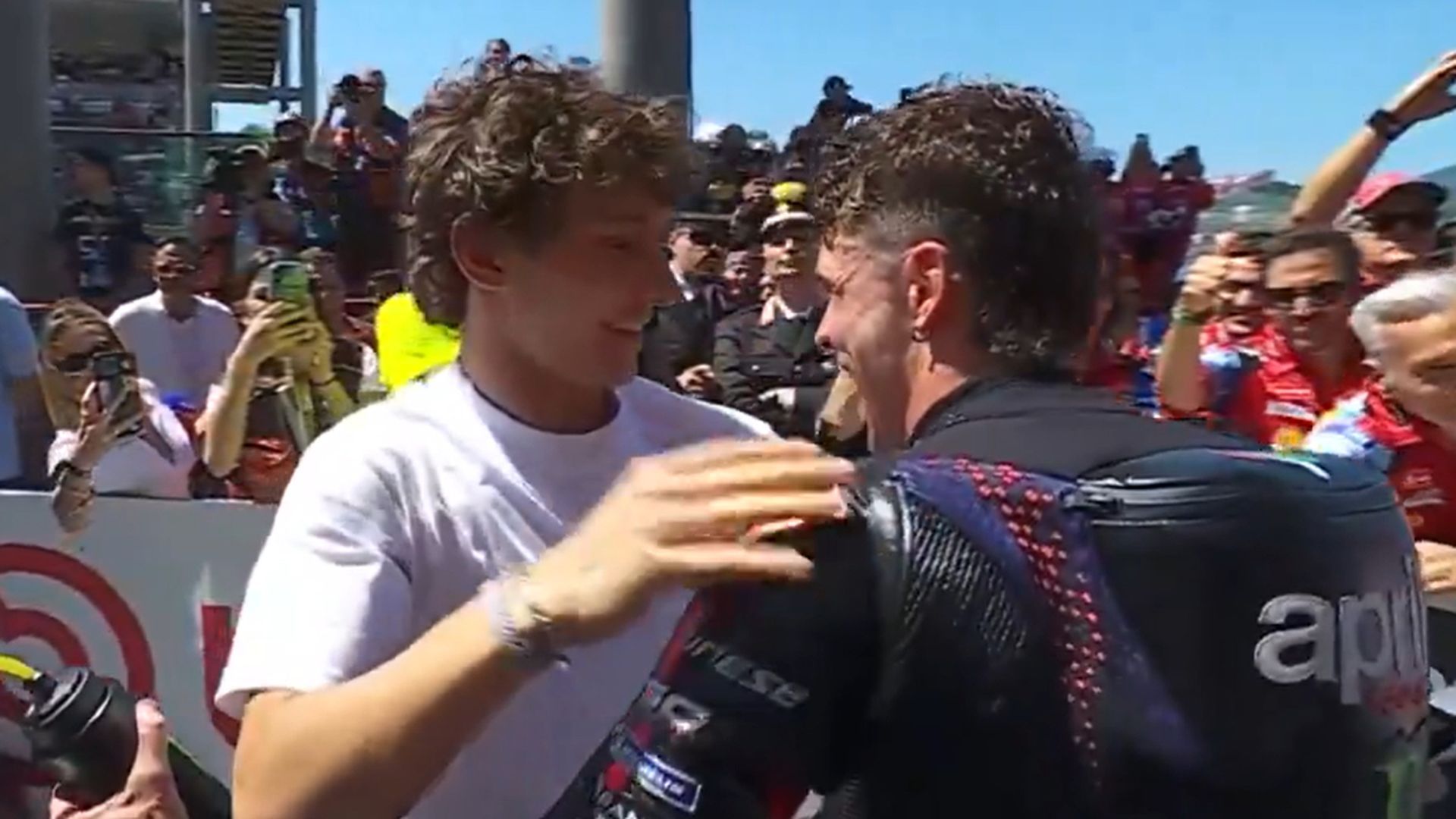 Antonelli y Bezzecchi, en Mugello