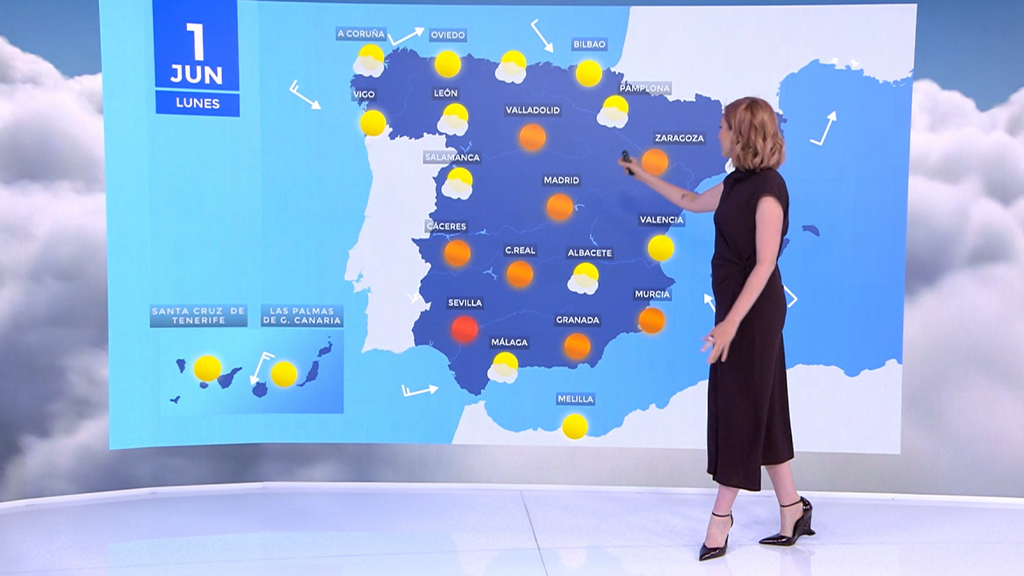 Continúa el calor intenso en España: el domingo se registrarán casi 40ºC en puntos de Andalucía y noches tropicales con 20ºC