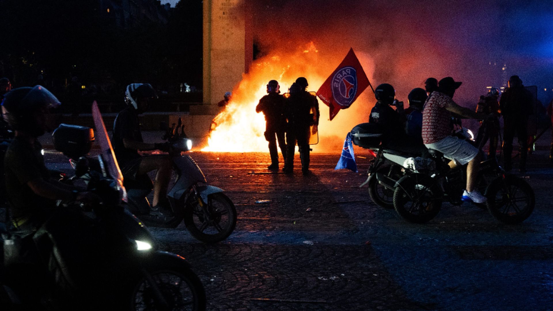 Los disturbios en París