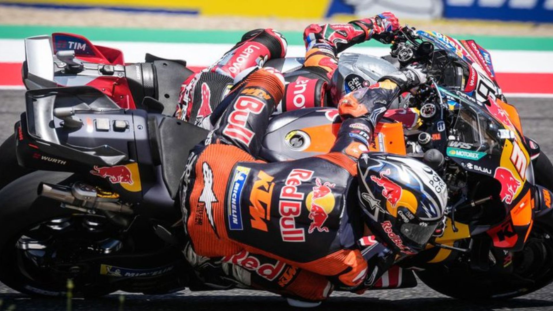 Marc Márquez y Pedro Acosta, en Mugello