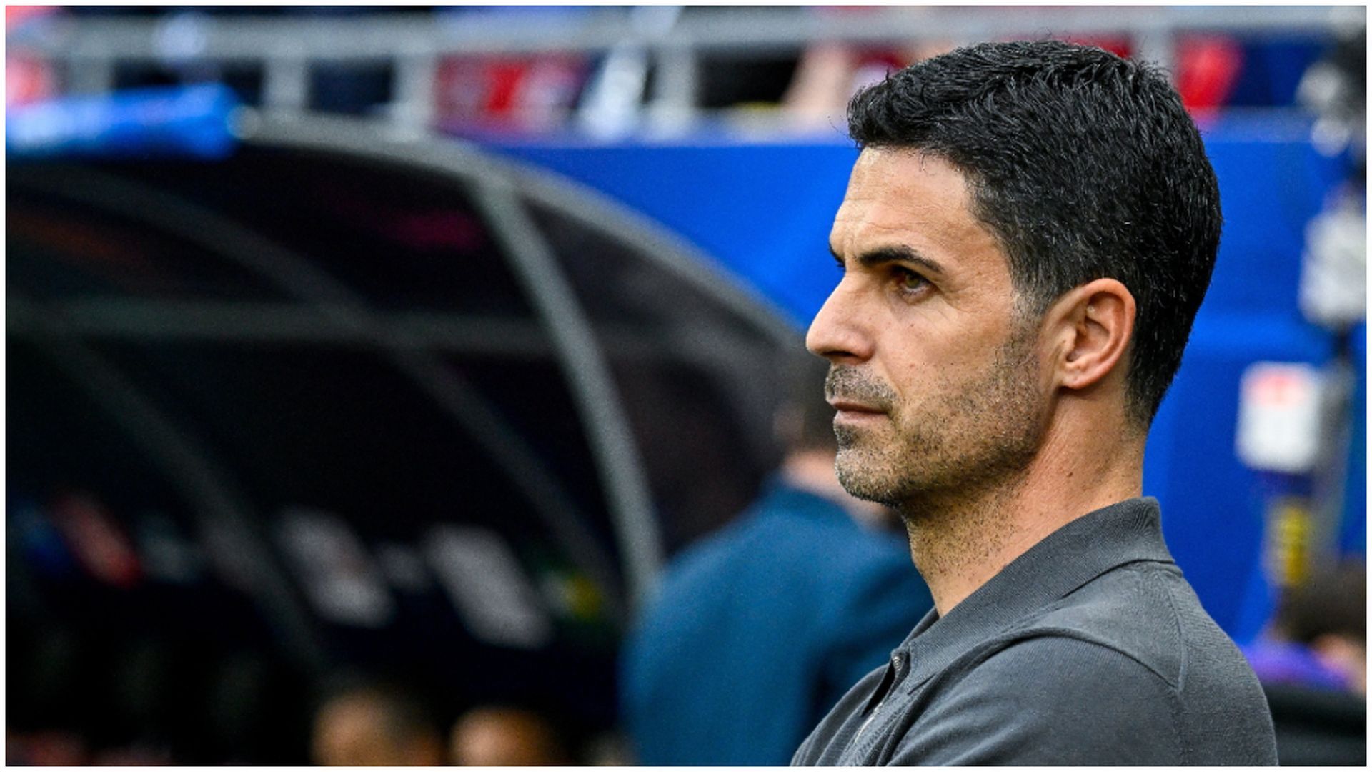 Mikel Arteta,durante la final de la Champions League ante el PSG Mikel Arteta,durante la final de la Champions League ante el PSG