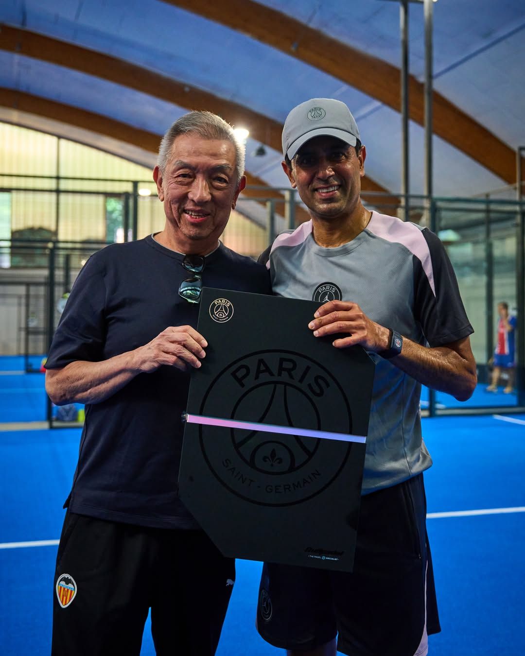 Peter Lim reaparece con Nasser Al Khelaifi