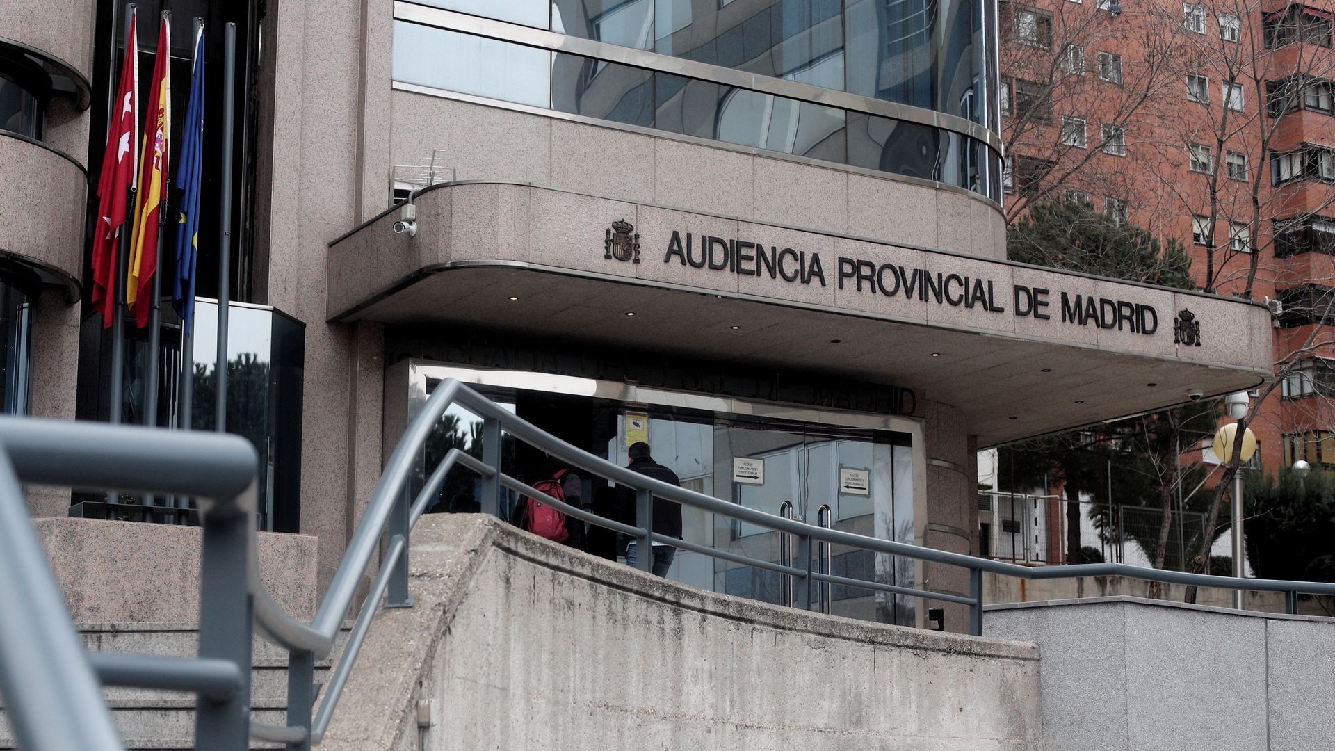 Acceso al el edificio de la Audiencia Provincial de Madrid donde se está celebrando el juicio contra Daniel Monroy Acceso al el edificio de la Audiencia Provincial de Madrid donde se está celebrando el juicio contra Daniel Monroy