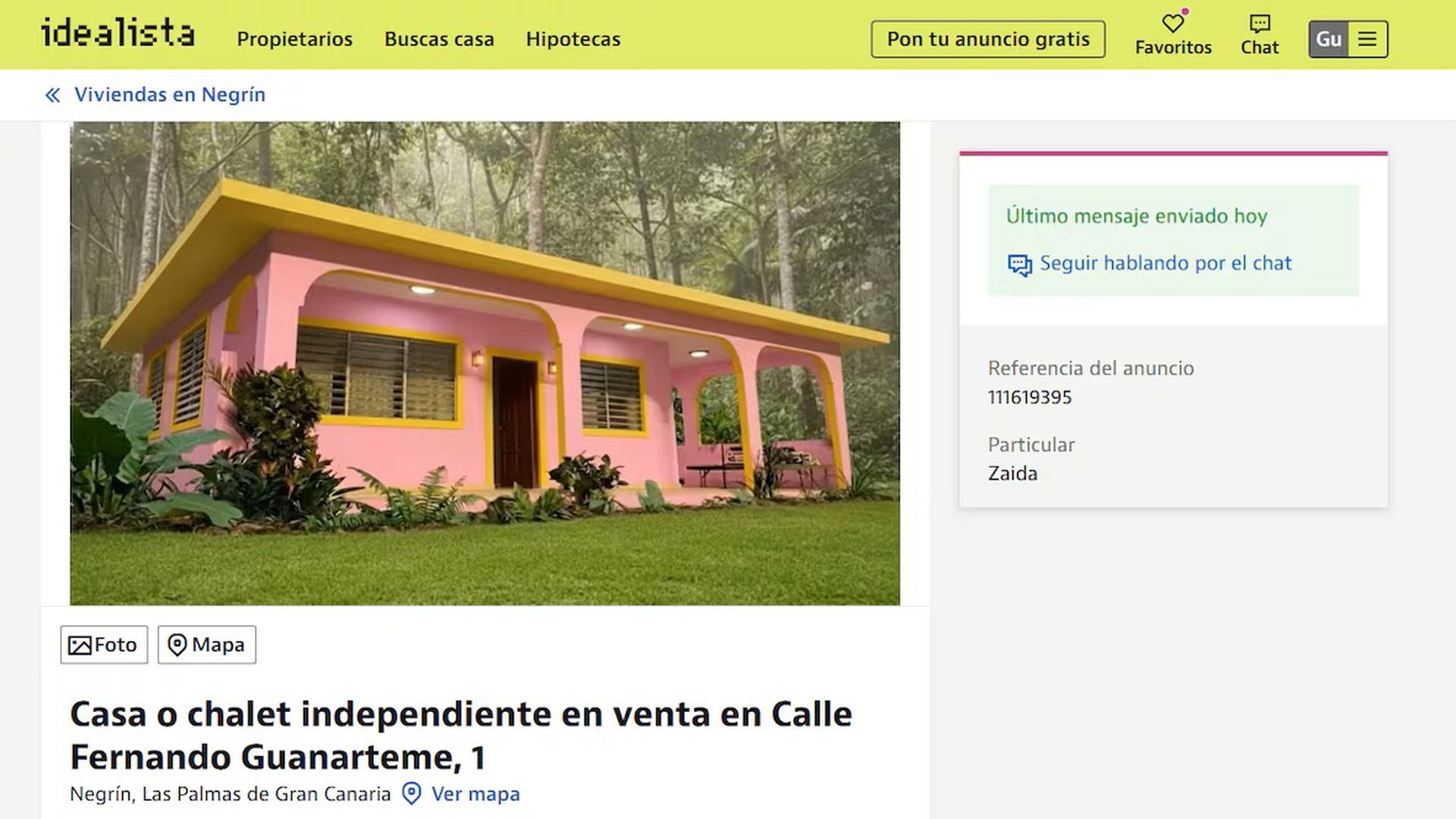 El falso anuncio de La Casita de Bad Bunny