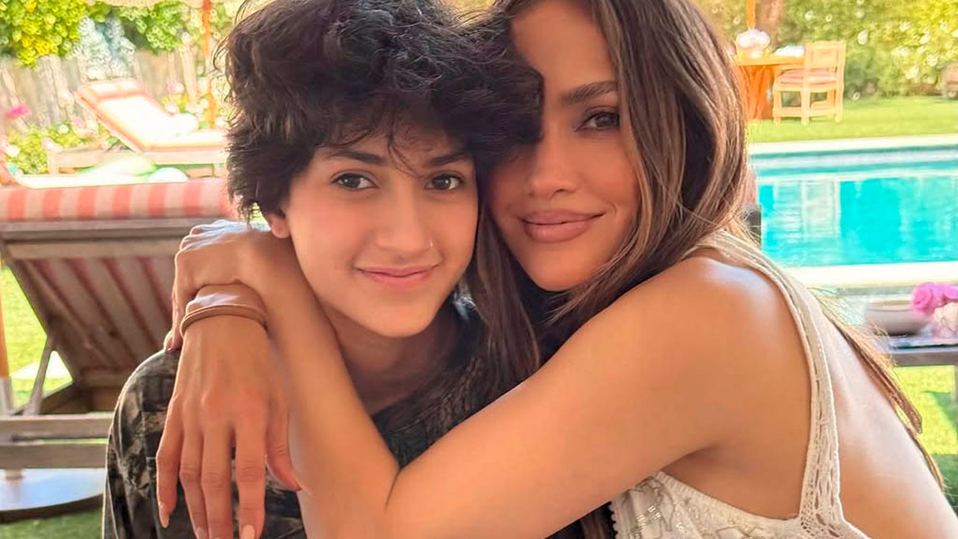 Jennifer Lopez y su hijo Oskar Jennifer Lopez y su hijo Oskar