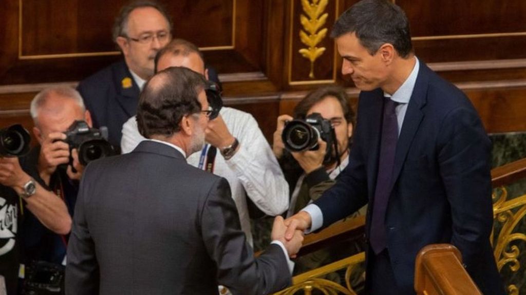 La moción de censura que llevó a Sánchez a la Moncloa, ocho años después