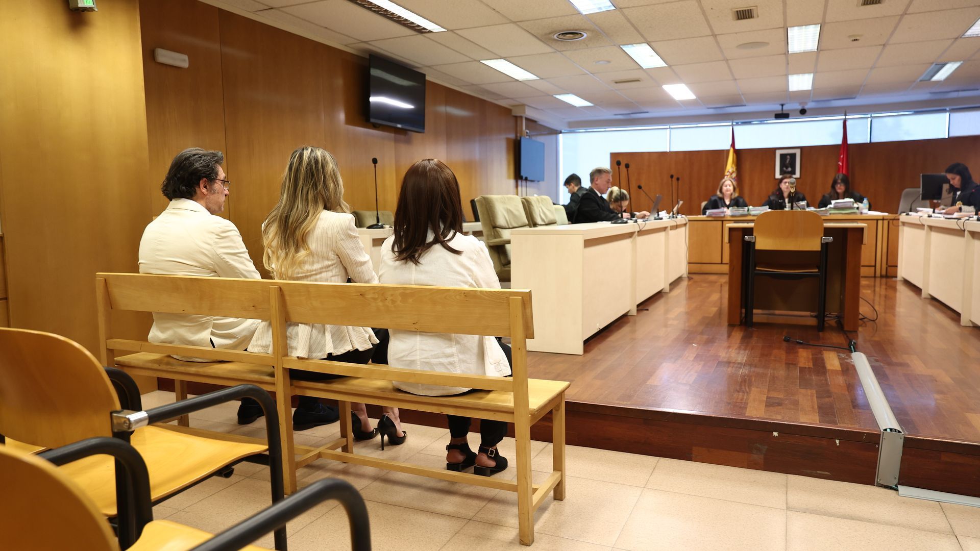 Luis Lorenzo en el juicio por presunto maltrato y estafa a la tía de su expareja