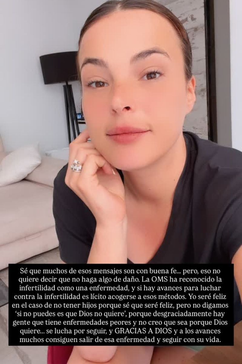 Marta Peñate se sincera tras los mensajes que ha recibido ante un nuevo test de embarazo negativo