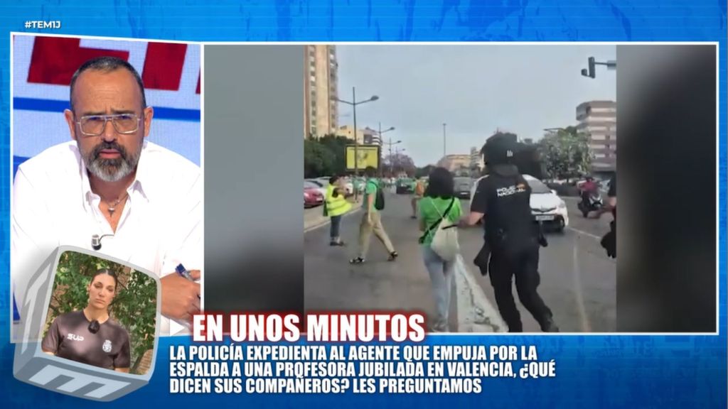 Risto Mejide lanza un mensaje a la profesora empujada por un agente durante la manifestación: "Esto es intolerable"