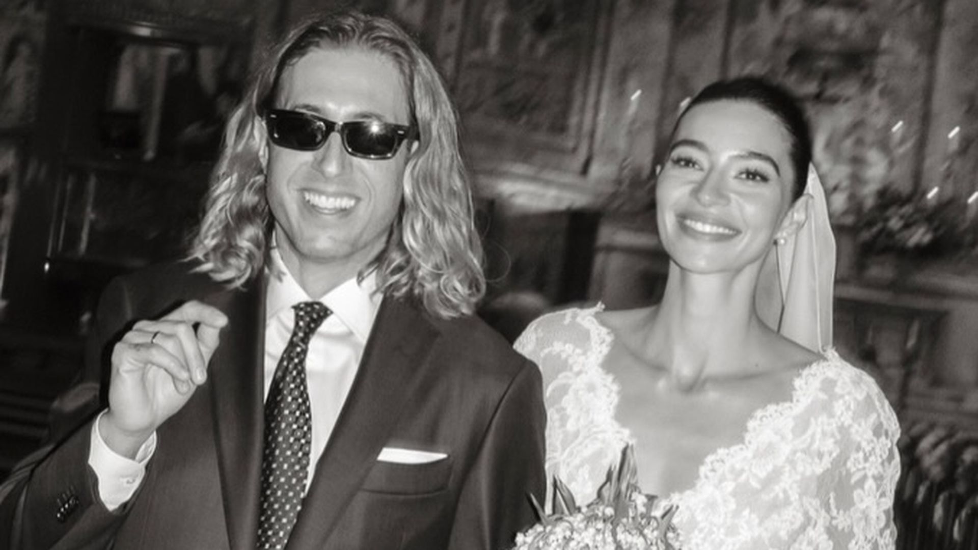 Rocío Crusset y Charlie Schein el día de su boda Rocío Crusset y Charlie Schein el día de su boda