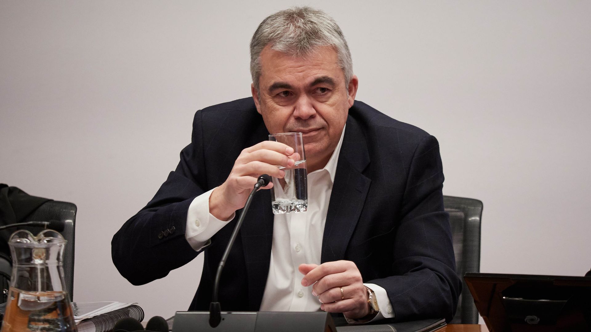 Santos Cerdán niega haber hecho "chantajes ni nada por el estilo" con fondos del PSOE