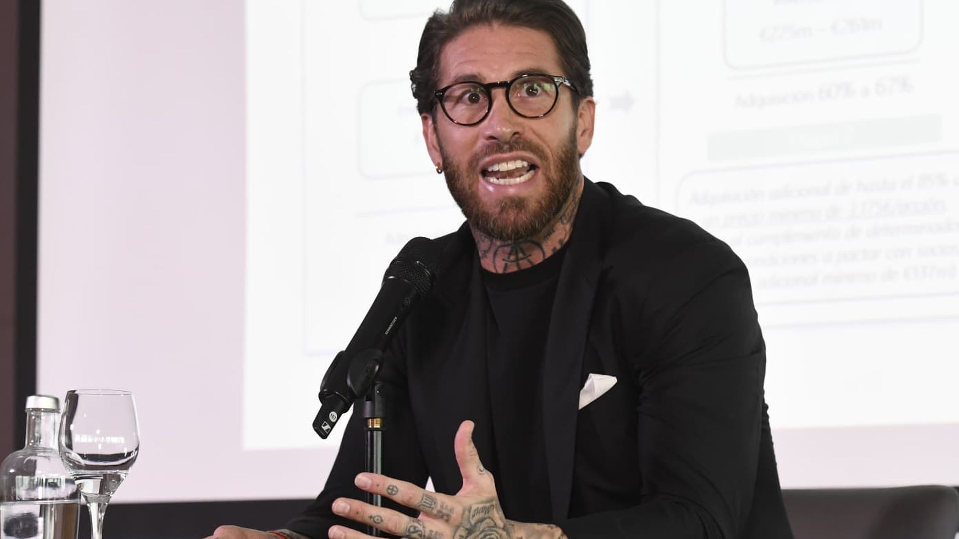 Sergio Ramos, en sala de prensa Sergio Ramos, en sala de prensa