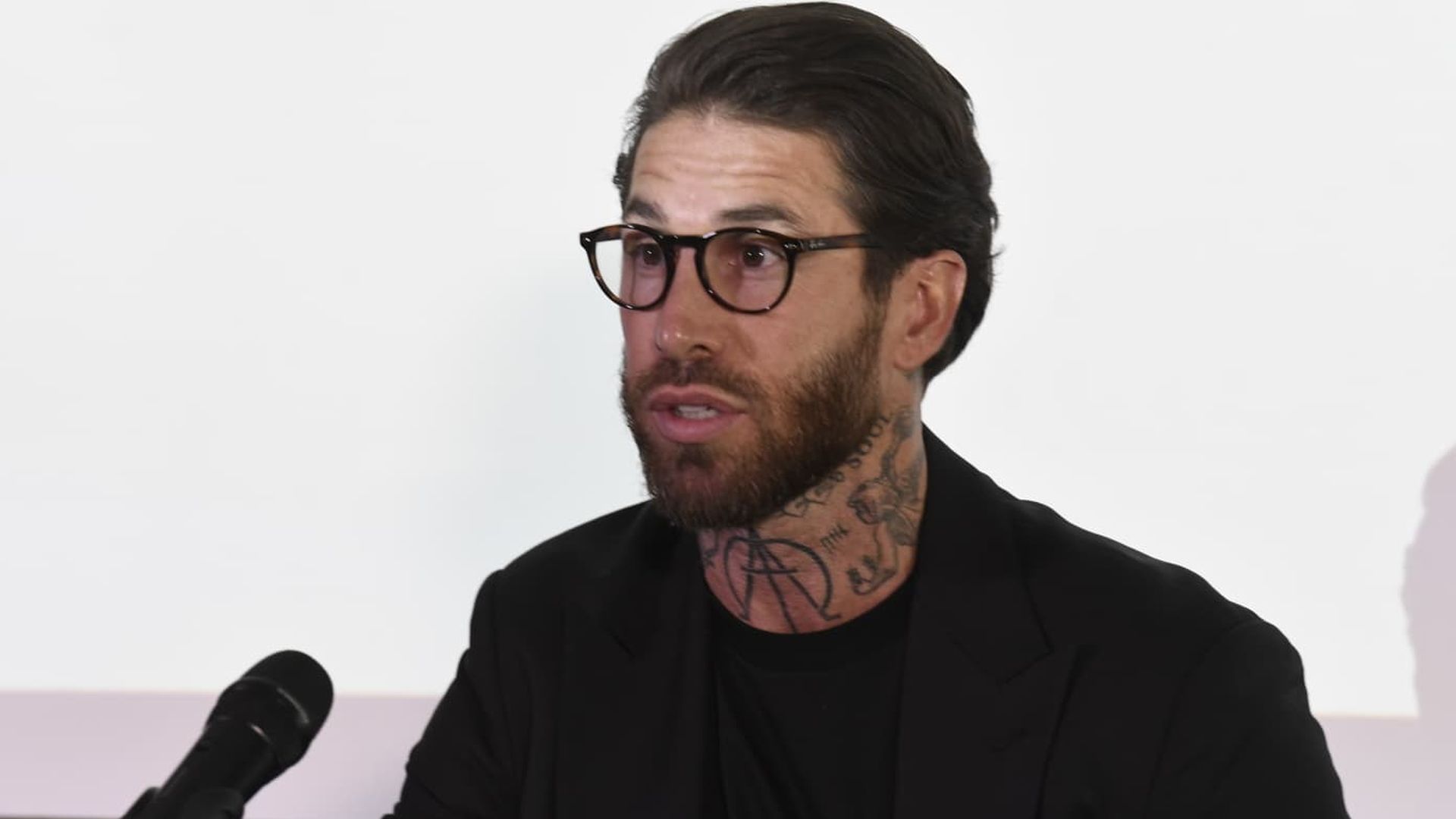 Sergio Ramos, en sala de prensa