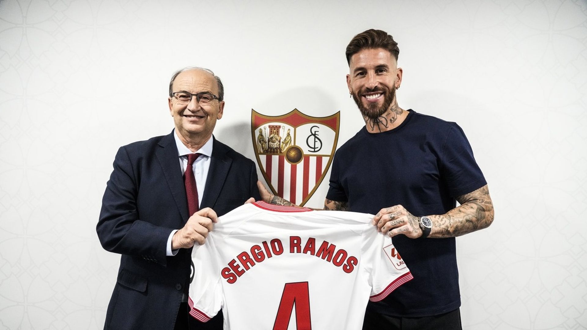 Sergio Ramos, en su regreso al Sevilla Sergio Ramos, en su regreso al Sevilla