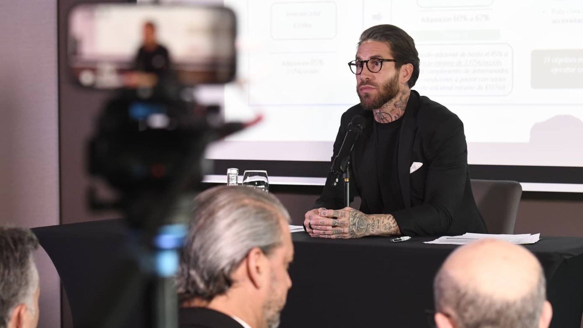 Sergio Ramos, en su rueda de prensa Sergio Ramos, en su rueda de prensa