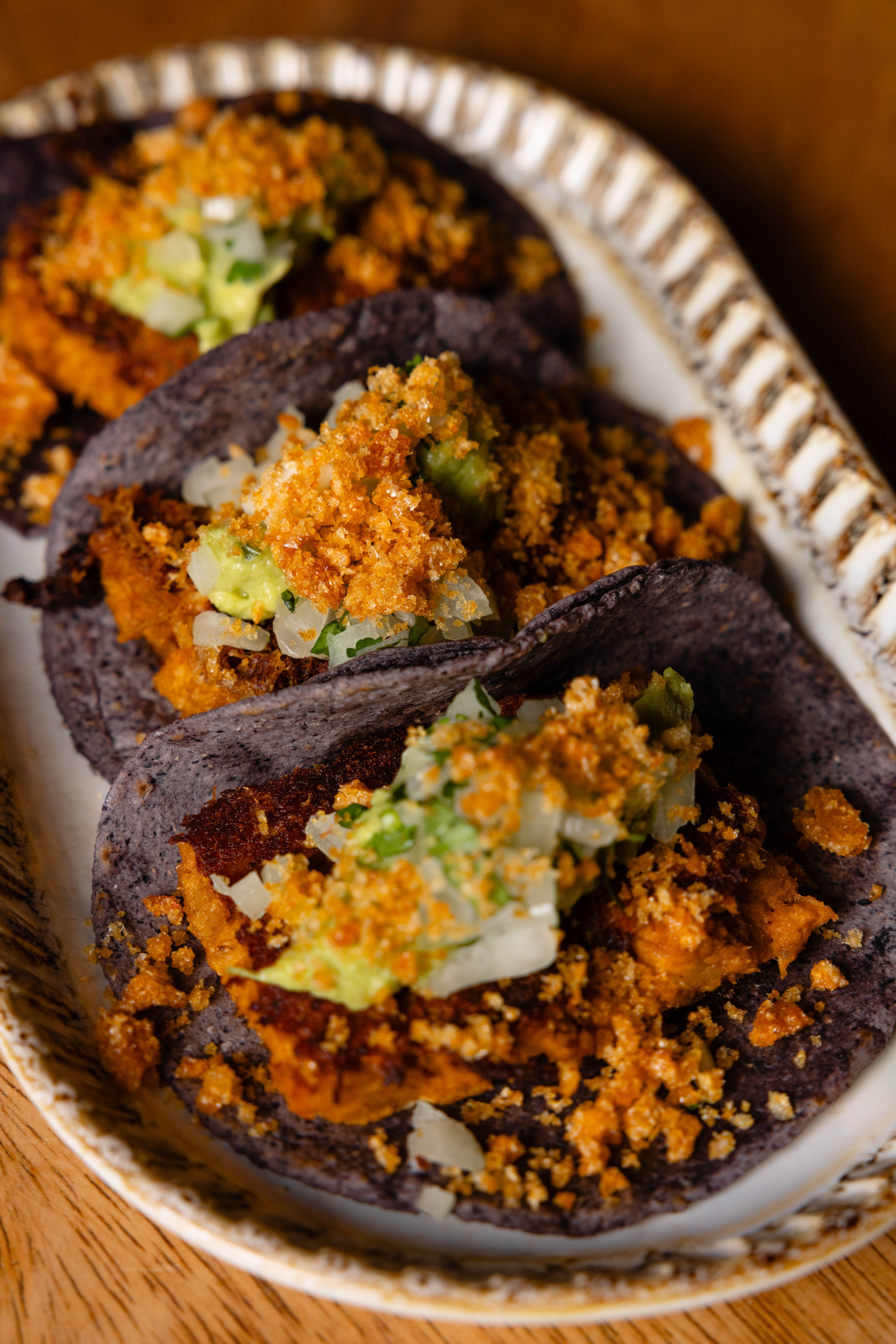 Tacos carnitas prensadas del chef Sergio Suazo