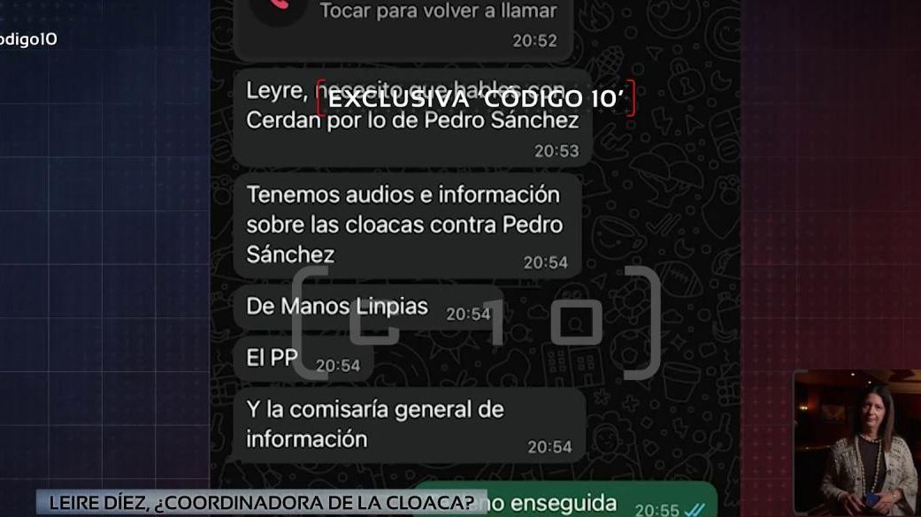 Exclusiva | Los mensajes que apuntarían a la activación de las cloacas del PSOE: 'Leire, necesito que hables con Cerdán por lo de Pedro Sánchez'
